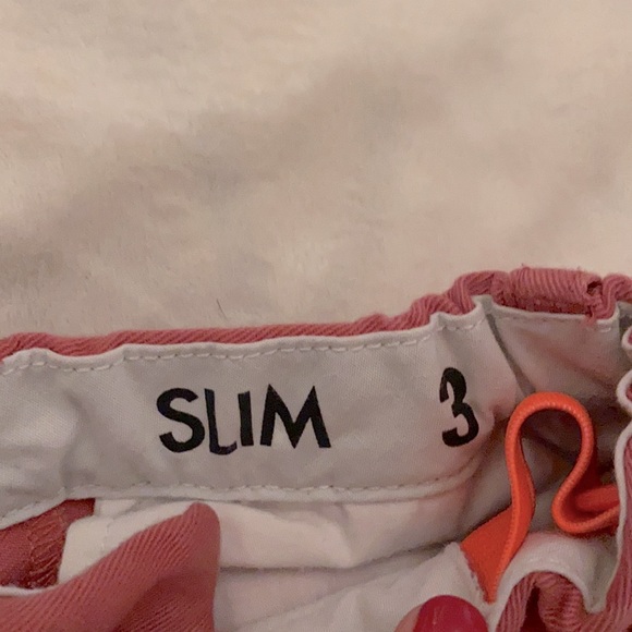 CREWCUTS Light red boys slim chinos. With changing waist sized. EUC - Picture 6 of 8